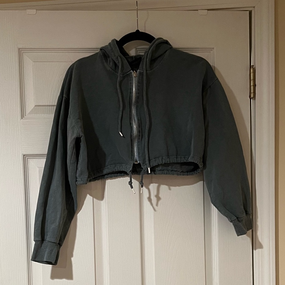 Green Cropped Jacket - NOT FOR SALE